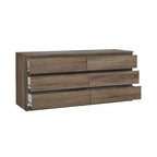 Tvilum, Commode double à 6 tiroirs Scottsdale, Chêne Truffle