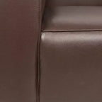 Fauteuil club contemporain en similicuir GDFStudio Minkler