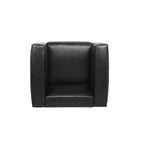 Fauteuil club contemporain en similicuir GDFStudio Minkler