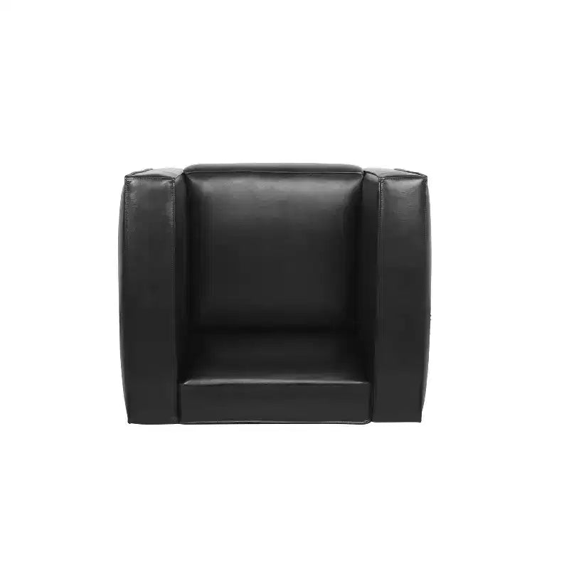 Fauteuil club contemporain en similicuir GDFStudio Minkler