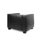 Fauteuil club contemporain en similicuir GDFStudio Minkler