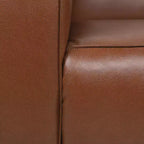 Fauteuil club contemporain en similicuir GDFStudio Minkler