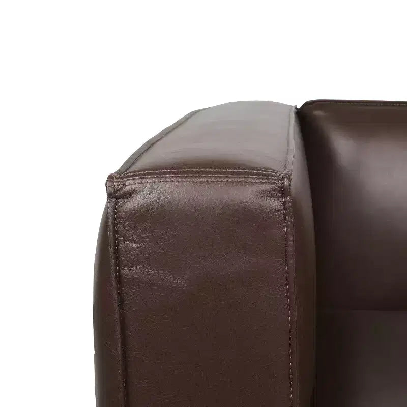Fauteuil club contemporain en similicuir GDFStudio Minkler