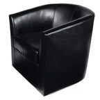 Fauteuil pivotant contemporain Christopher Knight Home Jackson en similicuir