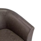 Fauteuil pivotant contemporain Christopher Knight Home Jackson en similicuir