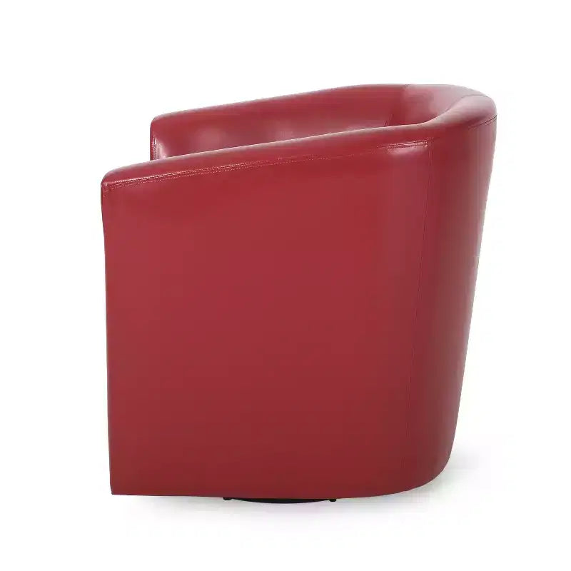 Fauteuil pivotant contemporain Christopher Knight Home Jackson en similicuir