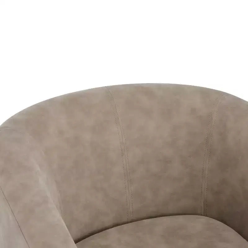 Fauteuil pivotant contemporain Christopher Knight Home Jackson en similicuir