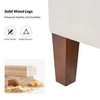 Banc de rangement Daniel avec pieds en bois massif et poignées creuses|ART OF LIVING DESIGNS