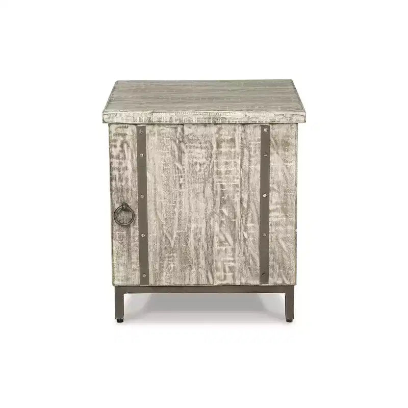 Meuble d'appoint décontracté Laddford de Signature Design by Ashley, finition blanchie
