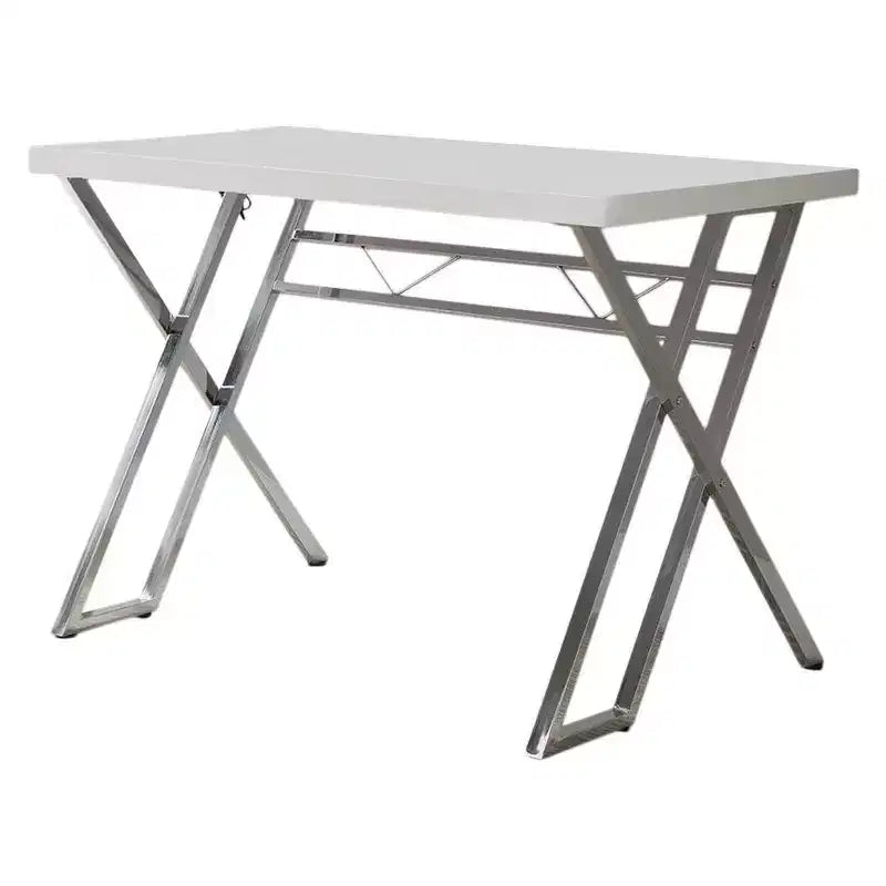 Kings Brand Furniture Bureau informatique de travail et d'écriture pour bureau à domicile (blanc)