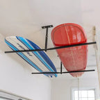 StoreYourBoard Hi-Port 2 Surfboard Adjustable Ceiling Storage Rack | Double | Holds 150 lbs