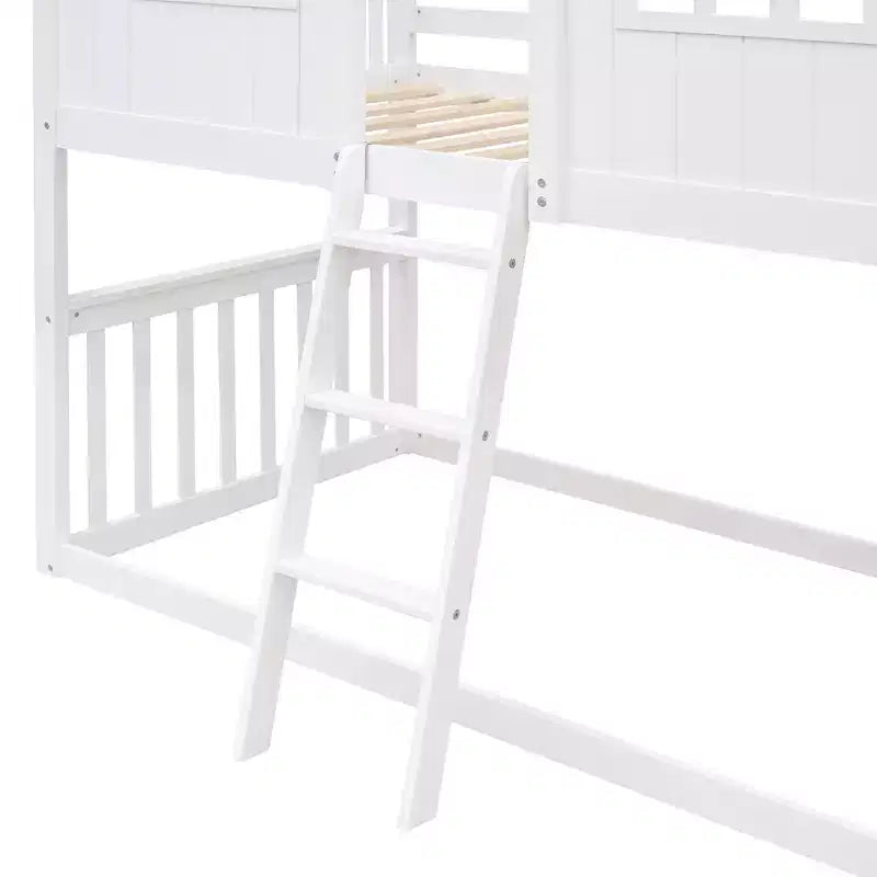 Lit superposé maison Whisen Twin sur Twin avec échelle
