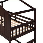 Lit superposé maison Whisen Twin sur Twin avec échelle