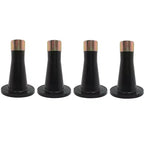 King's Brand Furniture - Plastic Bed Frame Glide Legs to Replace Wheels