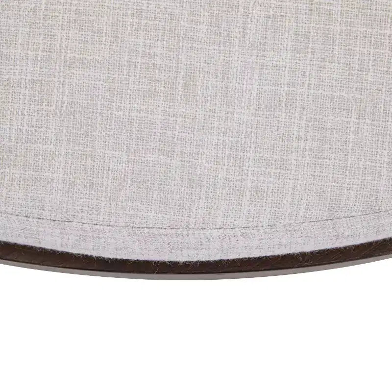 Christopher Knight Home Crestholm — Pouf rond moderne rembourré avec pieds en fer