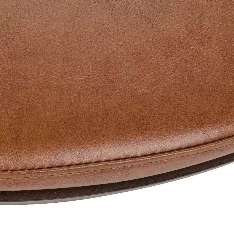 Christopher Knight Home Crestholm — Pouf rond moderne rembourré avec pieds en fer