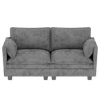 Christopher Knight Home Meroy Canapé Causeuse Moderne du Milieu du Siècle 74,27'' avec Poche Latérale