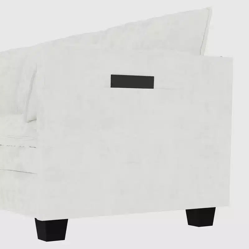 Christopher Knight Home Meroy Canapé Causeuse Moderne du Milieu du Siècle 74,27'' avec Poche Latérale