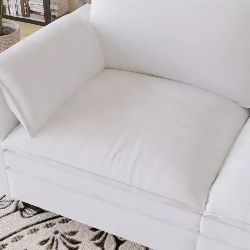 Christopher Knight Home Meroy Canapé Causeuse Moderne du Milieu du Siècle 74,27'' avec Poche Latérale