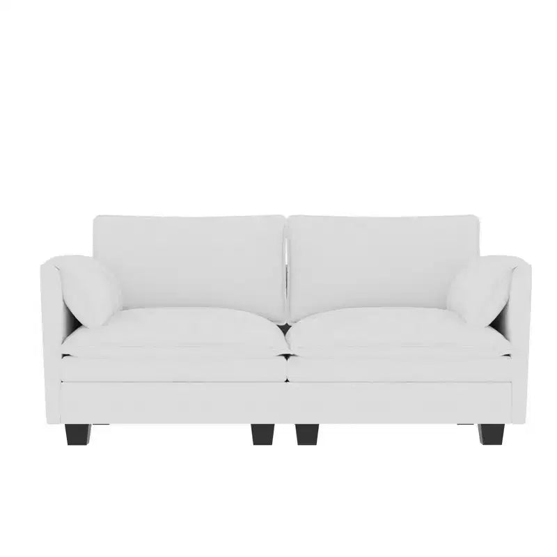 Christopher Knight Home Meroy Canapé Causeuse Moderne du Milieu du Siècle 74,27'' avec Poche Latérale