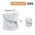MAYEERTY Table Basse Moderne 40cm, Table d'Appoint Cylindrique pour Salon, Maison, Bureau