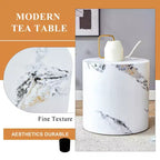 MAYEERTY Table Basse Moderne 40cm, Table d'Appoint Cylindrique pour Salon, Maison, Bureau