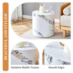 MAYEERTY Table Basse Moderne 40cm, Table d'Appoint Cylindrique pour Salon, Maison, Bureau