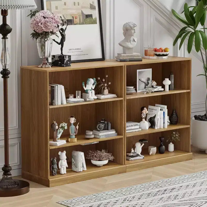 Meuble d'appoint en bois PexFix 36x31x16 avec étagère réglable, sans porte, naturel