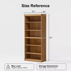 Meuble d'appoint en bois PexFix 36x31x16 avec étagère réglable, sans porte, naturel