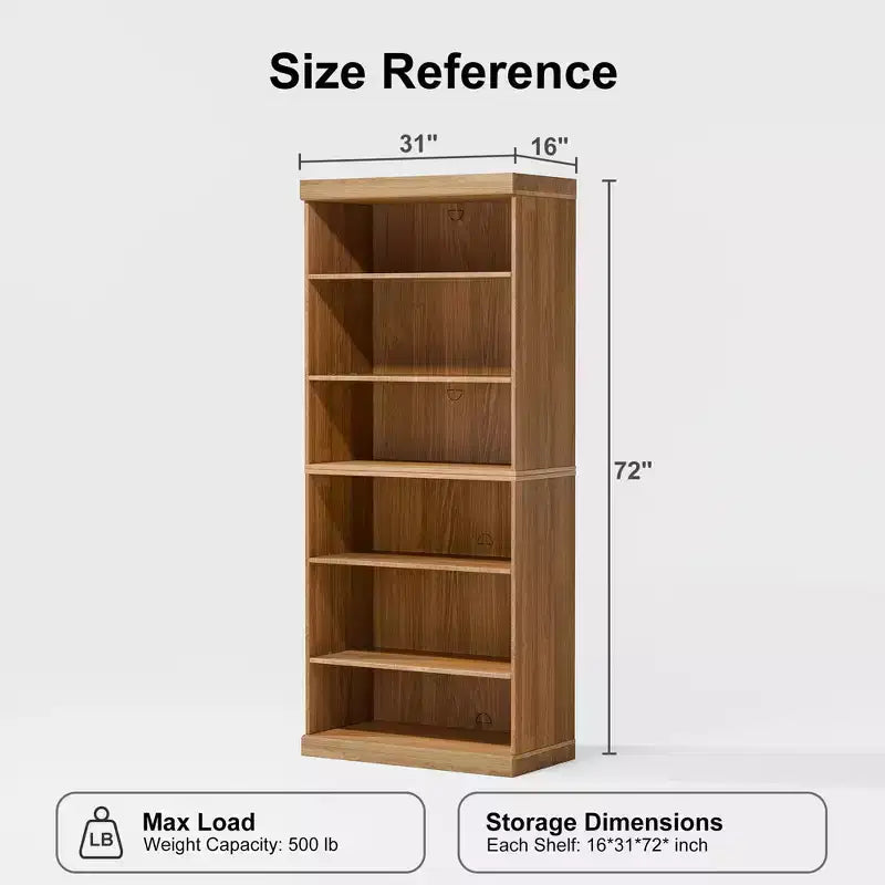 Meuble d'appoint en bois PexFix 36x31x16 avec étagère réglable, sans porte, naturel