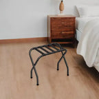 Porte-bagages, porte-valises, porte-bagages, cadre en acier pliable, facile à monter, supporte jusqu'à 50 kg, pour chambre d'hôtel