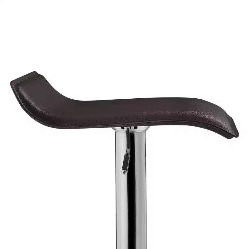 VECELO Lot de 2 tabourets de bar, tabourets de bar de comptoir avec barre pivotante et hauteur réglable, tabourets de bar pour cuisine/bar/salle à manger/salon