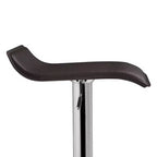 VECELO Lot de 2 tabourets de bar, tabourets de bar de comptoir avec barre pivotante et hauteur réglable, tabourets de bar pour cuisine/bar/salle à manger/salon