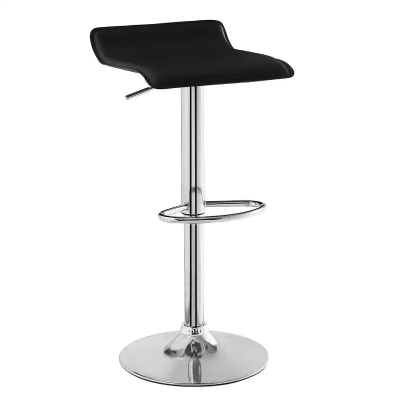 VECELO Lot de 2 tabourets de bar, tabourets de bar de comptoir avec barre pivotante et hauteur réglable, tabourets de bar pour cuisine/bar/salle à manger/salon