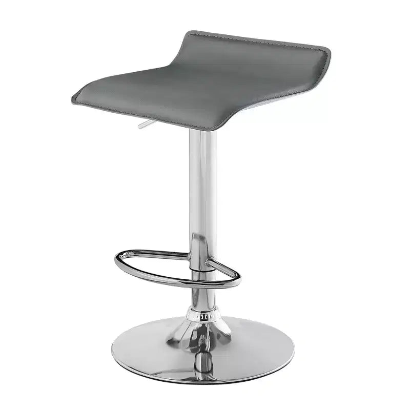 VECELO Lot de 2 tabourets de bar, tabourets de bar de comptoir avec barre pivotante et hauteur réglable, tabourets de bar pour cuisine/bar/salle à manger/salon