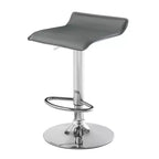 VECELO Lot de 2 tabourets de bar, tabourets de bar de comptoir avec barre pivotante et hauteur réglable, tabourets de bar pour cuisine/bar/salle à manger/salon