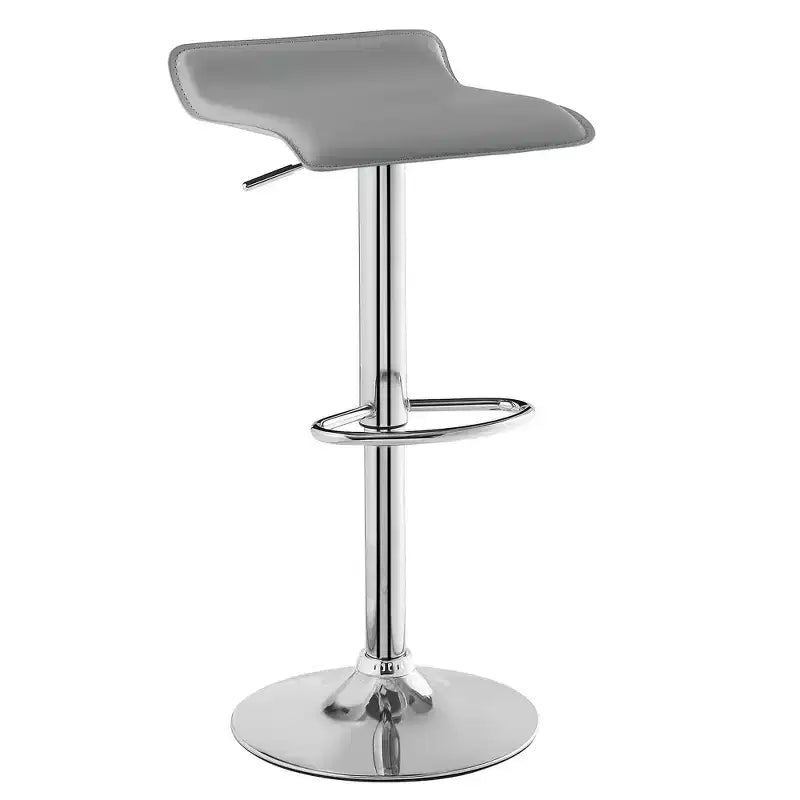 VECELO Lot de 2 tabourets de bar, tabourets de bar de comptoir avec barre pivotante et hauteur réglable, tabourets de bar pour cuisine/bar/salle à manger/salon