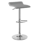 VECELO Lot de 2 tabourets de bar, tabourets de bar de comptoir avec barre pivotante et hauteur réglable, tabourets de bar pour cuisine/bar/salle à manger/salon