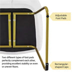 Yaheetech Lot de 2 fauteuils en velours en forme de fleur pour salon et chambre à coucher