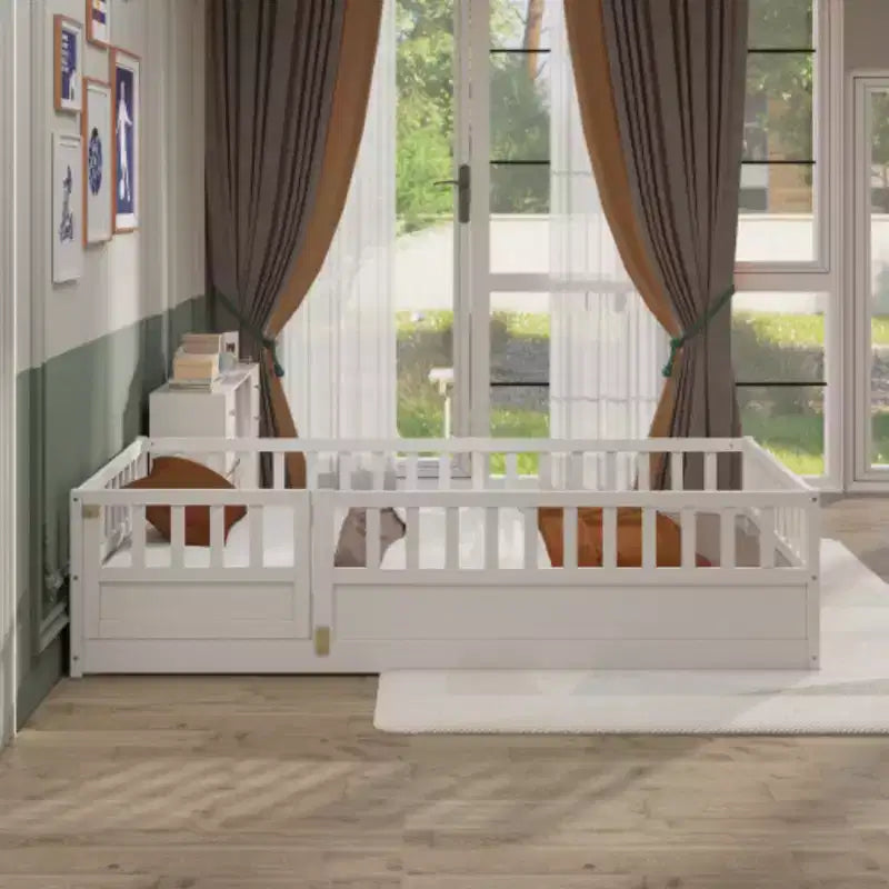 Single-Occupancy Low-Profile Bed with Integrated Ultra-Secure Barrier Design