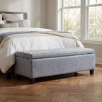 Christopher Knight Home Glouster Pouf de rangement en velours