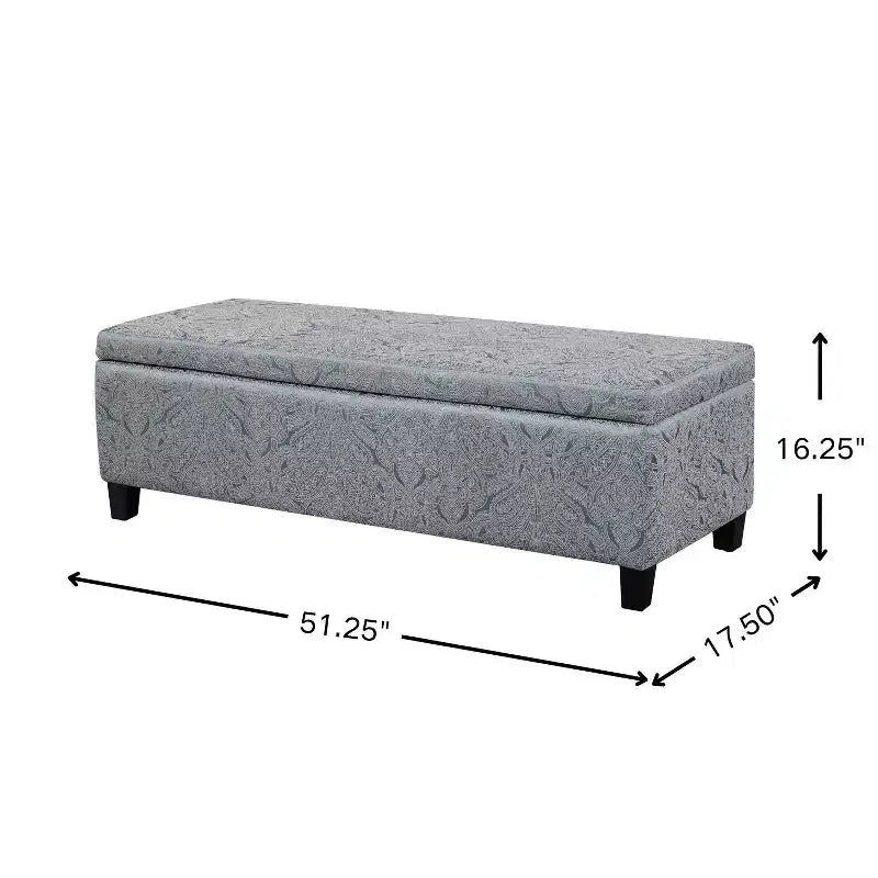 Christopher Knight Home Glouster Pouf de rangement en velours