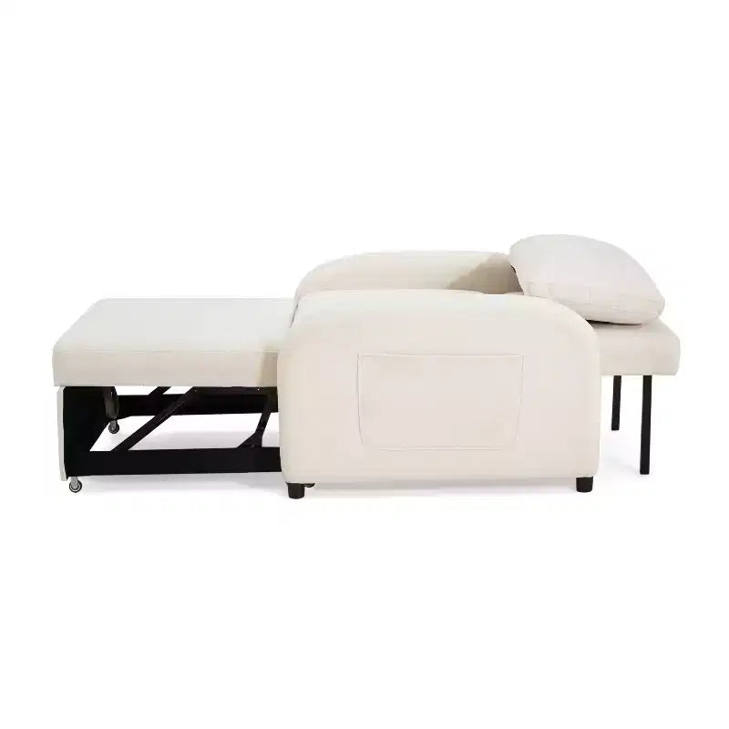 Christopher Knight Home Avalon Canapé-lit convertible 3-en-1 avec dossier réglable et poches de rangement