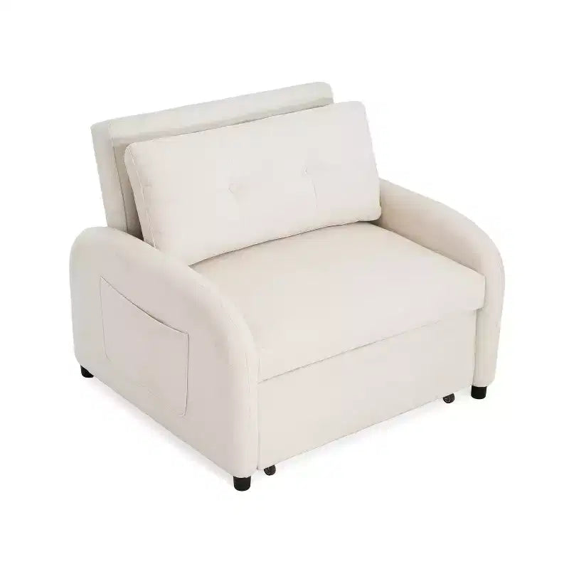 Christopher Knight Home Avalon Canapé-lit convertible 3-en-1 avec dossier réglable et poches de rangement