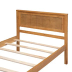 Lit plate-forme en bois Whisen moderne et simple avec tête de lit
