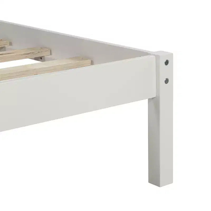 Lit plate-forme en bois Whisen moderne et simple avec tête de lit