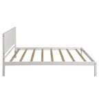 Lit plate-forme en bois Whisen moderne et simple avec tête de lit