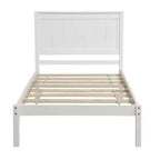 Lit plate-forme en bois Whisen moderne et simple avec tête de lit