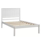 Lit plate-forme en bois Whisen moderne et simple avec tête de lit