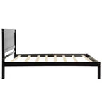 Lit plate-forme en bois Whisen moderne et simple avec tête de lit